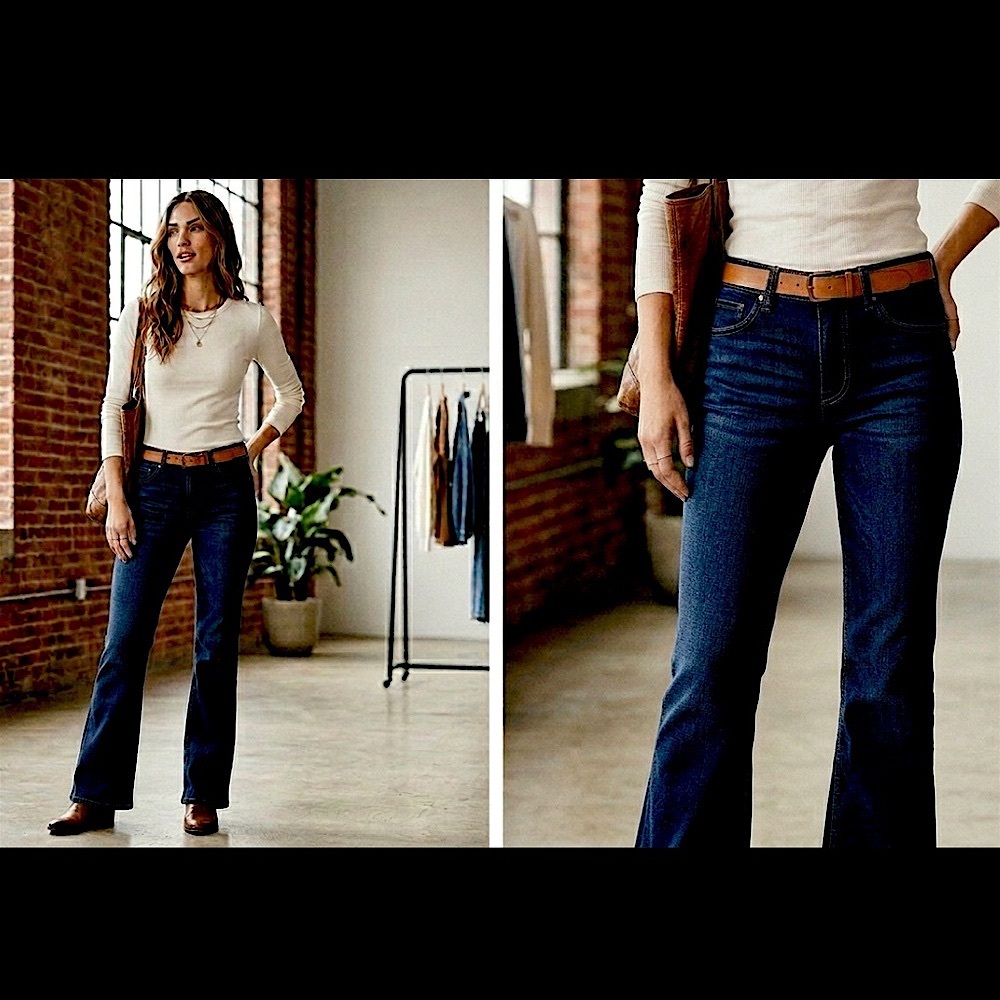 James Jeans Preserved denim boot, cut jeans. Size 25